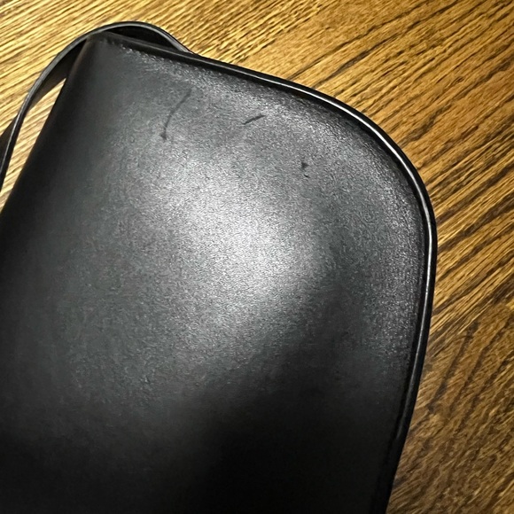 Celine Cuir Triomphe Folco Bag Black - Picture 13 of 16